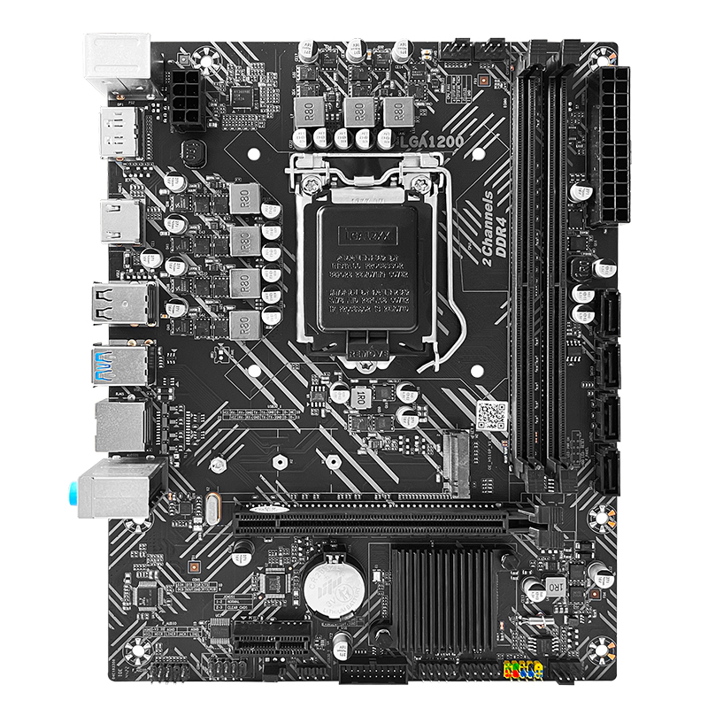 全新捷硕H510M电竞电脑主板支持英特尔10代11代处理器支持1200针